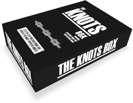 The Knots Box: Includes practice rope and instruction book