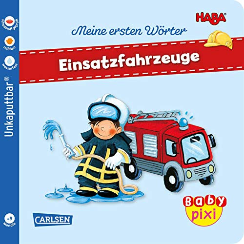 Baby Pixi (unkaputtbar) 95: HABA Erste Wörter: Einsatzfahrzeuge: Ein Bildwörterbuch rund um Fahrzeuge. Ein Baby-Buch ab 9 Monaten (95)