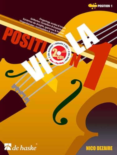 Position 1, für Viola, m. 2 Audio-CDs: Fingerings, scales & triads. Griffarten, Tonleitern & Dreiklänge. Schwierigkeitsgrad: Sehr leicht (ALTO)