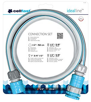 cellfast Anschlussatz 1,5m, 1/2”, 55-998N, mehrfarbig, 5901828856006