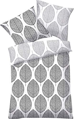 Dyckhoff Wendebettwäsche Weichfrottier Graphit Größe 1x 135x200 cm + 1x 80x80 cm