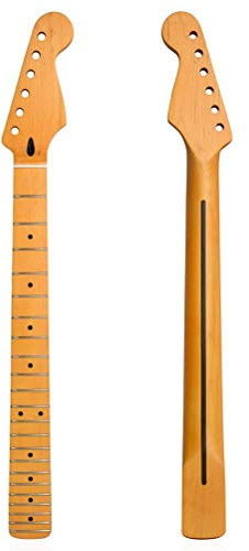Manico della Chitarra, Accessorio per Chitarra, Sostituzione del Manico della Chitarra elettrica 22 Tasti Tastiera in Acero Sostituzione del Manico della Chitarra Chitarra Fai-da-Te in Legno