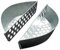 2Pcs Steel BBQ Grill Basket Charcoal Briquette Holders for Barbeque, Fuel Holder