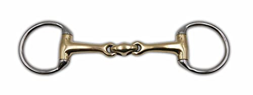 AMKA Olivenkopfgebiss doppelt gebrochen Argentan 16 mm