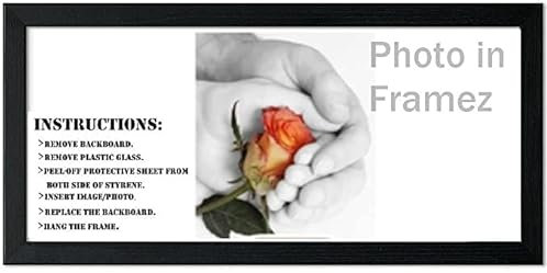 Panoramic Sizes Picture Frames Photo Frames Poster Frame Black (98 X 33cm (38.5X 12.9l, Black)