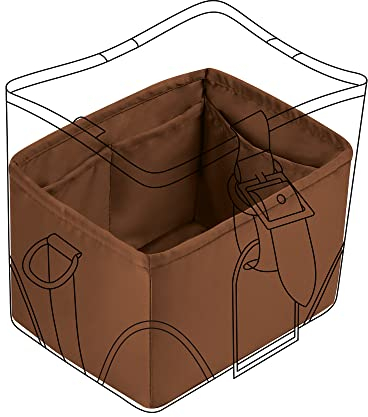 DGAZ Seide Organizer Tasche für Noe Purse, Luxus-Handtasche & Tote Organizer, Leicht Handtaschen Organizer für Frauen (Gold, Noe Purse)