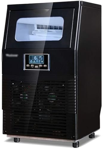 Ice Maker Commercial Home/KTV/bar Máquina automática para hacer cubitos de hielo cuadrados pequeños y grandes, tiempo de fabricación de hielo único 10-20 minutos, 32 fabricación de hielo a la vez