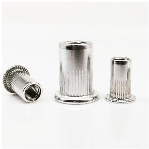 10/20 stücke M3 M4 M5 M6 M8 M10 M12 Aluminium Flachkopf Metrisches Gewinde Blindnietmutter Einsatz Rivnut Nutsert for Bolzen Schraube C (Size : 10pcs M12)