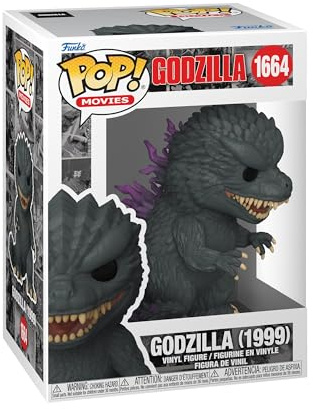 Funko POP! Movies: Godzilla 70th - Godzilla 1999 - Samlingsbar vinylfigur - Presentidé - Officiell Merchandise - Leksaker för barn och vuxna - Filmfans - Modellfigur för samlare och utställning