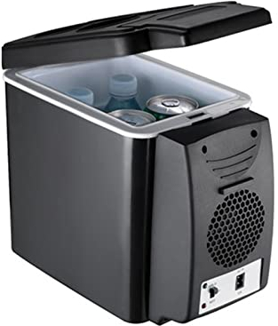 Suuim Réfrigérateurs compacts, réfrigérateurs de Voiture 6L Ultra Silencieux, Mini-réfrigérateur-congélateur de Voiture, boîte de Refroidissement et de Chauffage 2 en 1, Voyage Multifonction (Couleur