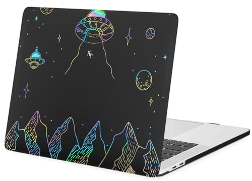 FFBOFFC Funda Compatible con MacBook Pro 13 Pulgadas 2020 2019 2018 2017 2016 Modelo A2338 A2289 A2251 A2159 A1989 A1708 A1706, Dura Carcasa de Plástico Estuche Protector, Platillo Volador