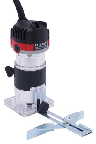 Fresa a mano elettrica, fresatrice per legno, fresatrice elettrica per legno, 220 V, 800 W, fresa multifunzione, fresa per legno, strumento elettrico per la lavorazione del legno