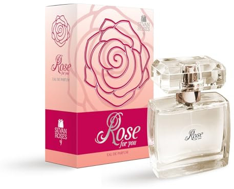 Seven Roses Rosa für Dich Eau de Parfum da donna, 30 ml, profumo con rosa, viola, muschio, gelsomino, profumo sensuale da donna, lunga durata ed elegante