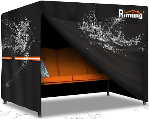 Rimwig Fundas para columpio de jardín, impermeables, resistentes, de 3