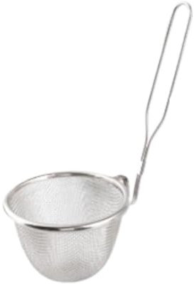 CHUNXVLI Espumadera De Cocina Colador De Alimentos De Malla De Alambre Fino De Acero Inoxidable, Colador, Filtro For Freír En Caliente, Tamiz De Cesta para Cocinar Y Freír(27cm)