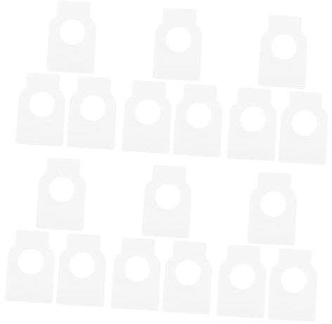 TOPPERFUN 200piezas Etiquetas Reemplazables para Botellas De Vino Etiquetas De Doble Cara