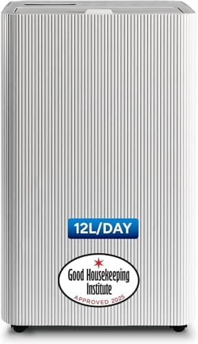Devola 12L Dehumidifier, Low Energy Home Dehumidifier with Carbon Filter