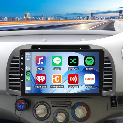 2 + 32 G Android 13 Autoradio per Nissan Micra 3 K12 2002 – 2009 con CarPlay Android Auto 9 pollici Navigazione GPS Auto Radio Display con Bluetooth WiFi SWC + Telecamera posteriore AHD