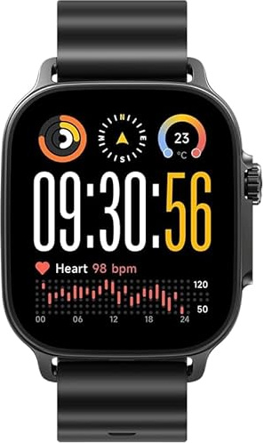 realme Watch 5 Smartwatch with 1.83'' HD Display, AI Health Monitoring, 24H Heart Rate & SpO2 Tracker, 100+ Sports Modes,Long Battery Life, Water Resistant Smart Watch (Titanium Black)