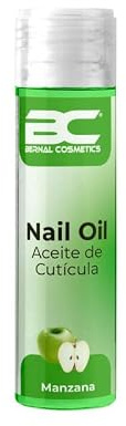 Bernal Cosmetics Aceite de Cutícula de Manzana Roll On, 10 ml | Aceite Nutritivo e Hidratante, Para Uñas y Cutículas, Cuidado Diario