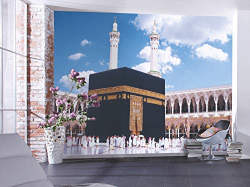Komar KAABA Photo Wallpaper Mecca Islam Muslim Religion Mashallah Size 388 x 270 cm 8 Pieces Including Glue