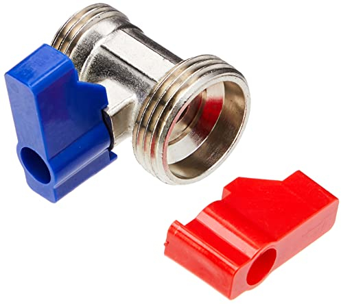 PLUMB-PAK PK890AMZ Washing Machine/Dishwasher Tap Straight Connector, Red