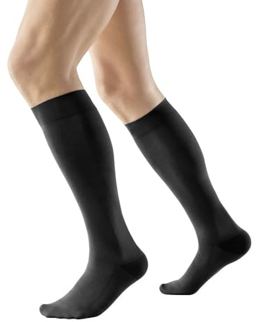 Bauerfeind VenoTrain Business AD CCL1 foot long Kompressionsstrümpfe XL plus schwarz long