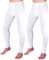 HERMKO 3540 Confezione da 2 Mutande Lunghe Uomo Long Johns (Altri Colori), Farbe:Bianco, Größe Herren:4 (M)