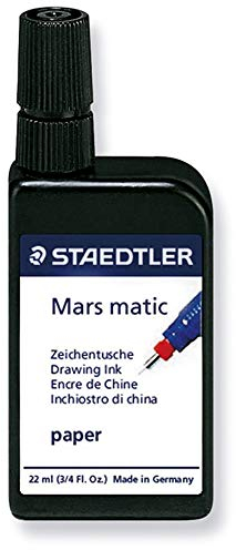 STAEDTLER 745 R-9 Mars matic Zeichentusche Schnellstart-Tusche, 22ml, schwarz