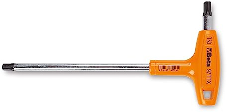 Beta 97TTX 45 - Chiavi maschio piegate con impugnatura per viti con impronta Torx cromate