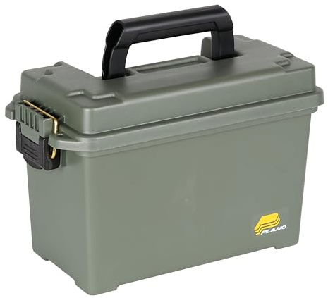 Plano Element Proof Field/Ammo Box - Large (with tray),Lockable Toolbox, Tool Storage, Ammunition Boxes, Home Safe, Waterproof Container, Perfect for Range shooting, Hunting, Airsoft, Shooting sports