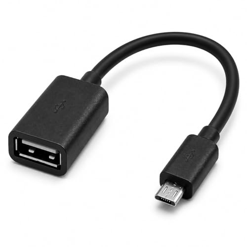 Câble adaptateur micro USB OTG universel - Compatible avec Android, Samsung, HTC, Nexus, Sony Xperia, Nokia, Hudl - Connecter clavier USB, souris, clé USB, manette de jeu, disque dur