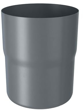 ZAMBELLI Connecteur Descente Zinc 80mm Anthracite Anticorrosion Montage Facile