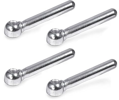 Ganter Normelemente | Spannmutter - GN 99.5-80-M10 | Stahl verzinkt | 4 Stück