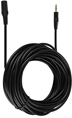 Sonew Cavo audio, cavo di prolunga ottico 3,5 mm maschio a femmina Jack Cavo aux per cuffie stereo per smartphone(15m)