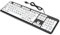 Junluck Large Letter Keyboard - 104 Key USB Wired Keyboard with Oversized Print Keys for Elderly, Kids & Visually Impaired (Black)