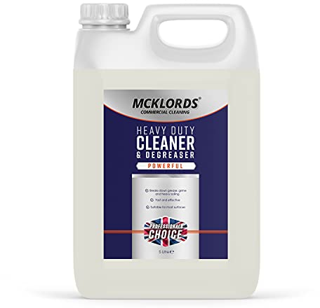 McKLords Heavy Duty Cleaner and Degreaser, 5 Litre