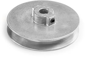 Terre Products, Heavy Duty 4 V-Groove Drive Pulley, Precision 1/2 Bore, Robust Z3A Zinc Alloy Die Cast Pulley