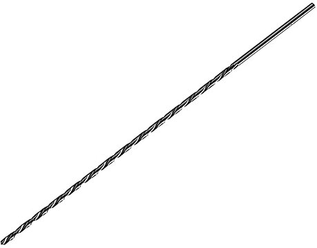 ZYWUOY Brocas extra largas de acero HSS de alta velocidad de 200 mm para perforación de metal 2-10 mm