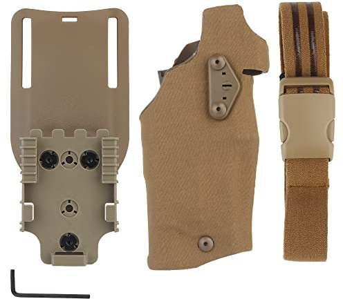 Tactical 6354DO Holster Drop Adapter, Kompatibel mit Schnellverschluss Holster Bein Gürtel für X300/X300U Licht