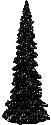 Tannenbaum Shiny schwarz mit Glitzer H23cm Dekotanne Dekobaum Weihnachten