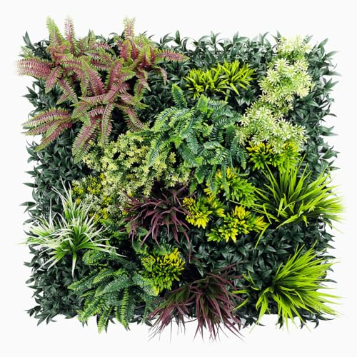 SYNTHAIETIK Mur Végétal Artificiel Tropic Prix/m Donner Un Aspect Tropical a Vos Murs - pour intérieur/extérieur - Brise-Vue - Tableau Végétal