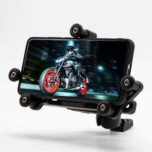 evomosa Motorrad Handyhalter, Motorräder Handyhalterung für 3,5 '' - 7,5 '' Smartphone für ATV Motorrad Scooter (B)