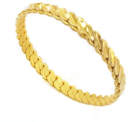 Adana Burma Bilezik üclü Gold Armreif 22 Karat Vergoldet Altin Bileklik Kuyumcu 8,5mm