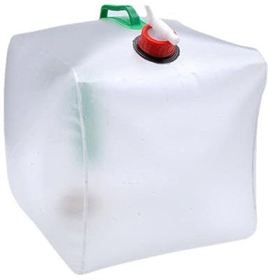 Sac à eau de pluie pliable d'extérieur pour camping, sac d'eau potable portable pour conduite autonome, seau de stockage d'eau 10 L/20 L (10 L)
