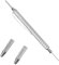 DEFIYEAR 2-in-1 Aluminum Alloy Windscreen Washer Nozzle Tool - Compact Windshield Cleaner for Blockage Removal Adjustment, Quick Wiper Spray Nozzle Cleaner Needle (Silver)