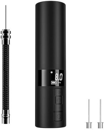 MissHome Electric Ball Pump with LED Digital Display and Pressure Gauge – Fast, Accurate, and Smart Ball Inflation Powered by AA Batteries