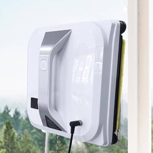 Herramientas De Limpieza De Vidrios Con Aspiradora De 3000 Pa, Con Control Remoto, Ultradelgadas De 9,7 Cm, Para Ventanas De Gran Altura, Vidrio, Azulejos, Limpieza De BañOs