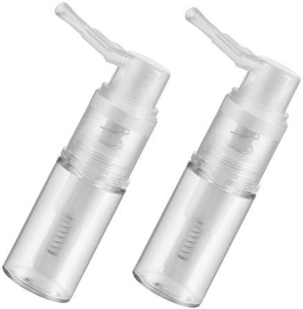 Baluue 2stücke Sprühflasche Für Pulver Klare Puderspray Trockenpulver-sprühflasche Mit Puderpumpe Geeignet Für Kosmetik Und Pharmazeutika Leicht Und Tragbar Für Reisen