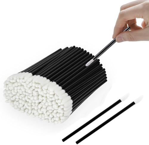 200 PCS Lip Brush Wands, Lipstick Applicator Make Up Brush Lipstick Lip Gloss Wands Lip Gloss Concealer Brushes for Lips, Eyes and Makeup Application